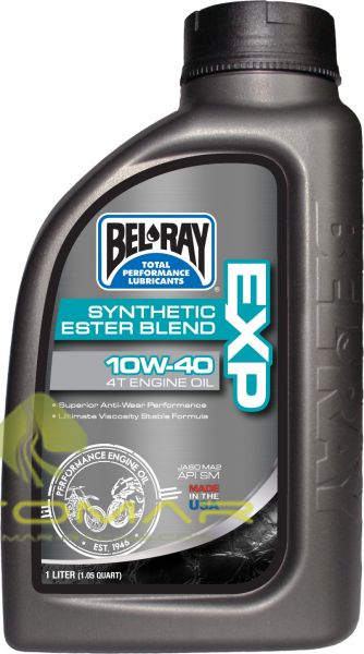OIL BEL-RAY MOTOR 4T EXP SYNTHETIC ESTER BLEND 10W-40 1L