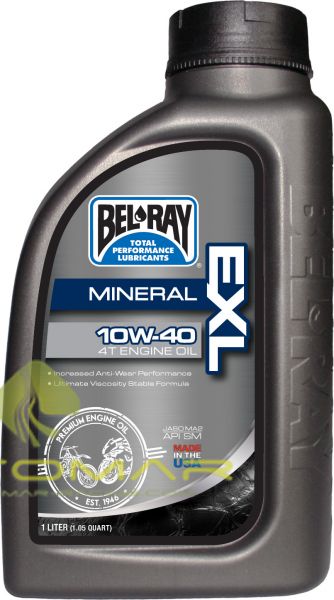 ACEITE BELRAY EXL 4T 10W40 MINERAL 1L