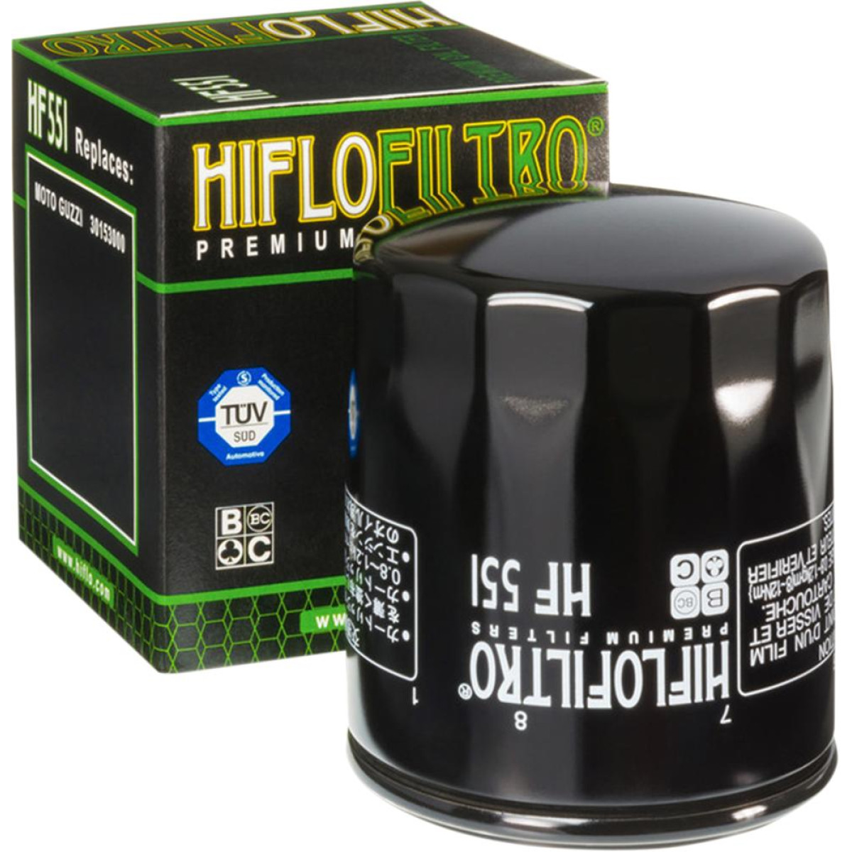 FILTRO DE ACEITE HIFLOFILTRO HF551
