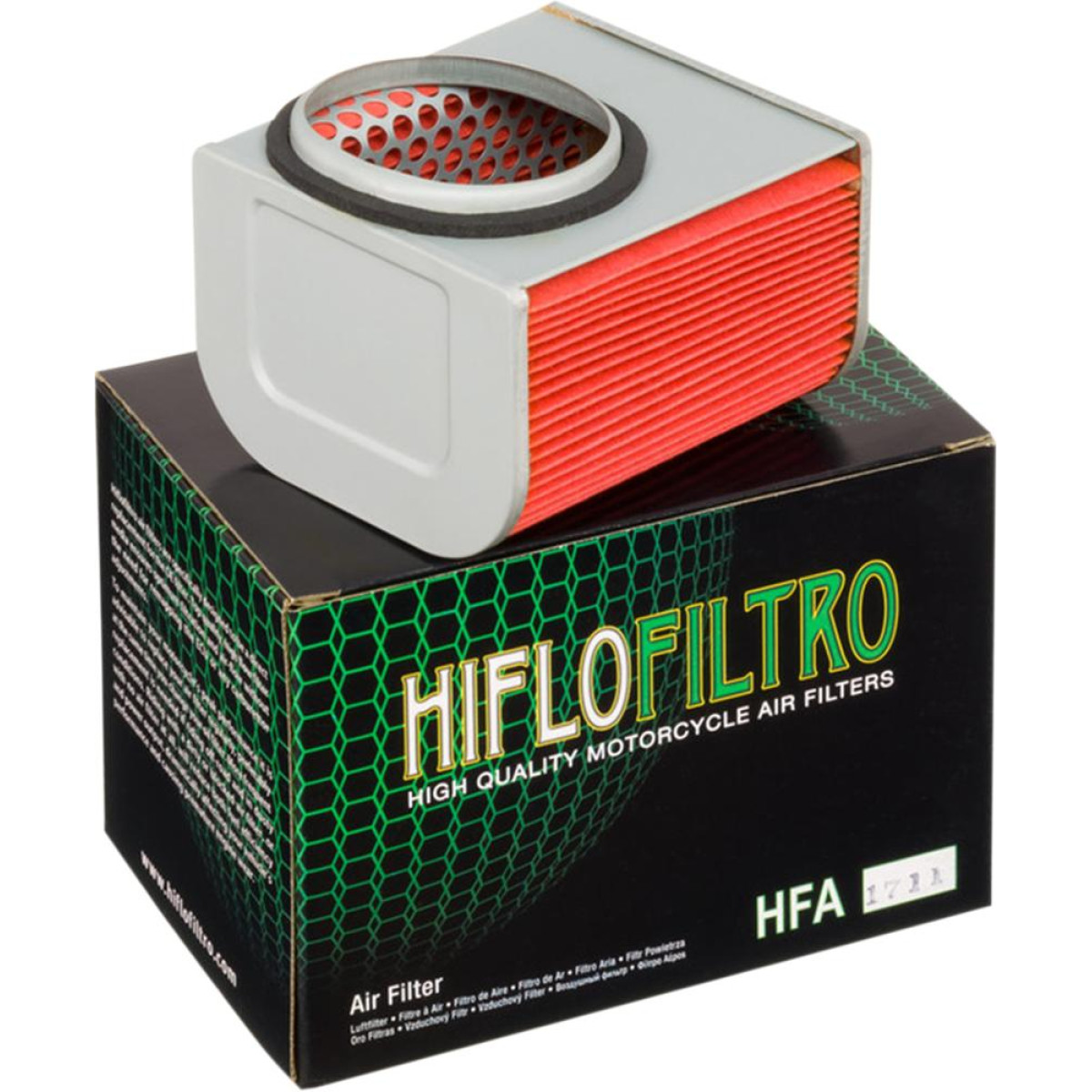 FILTRO AIRE HIFLOFILTRO HFA1711 HONDA VT700 84/87 / HONDA VT800 88