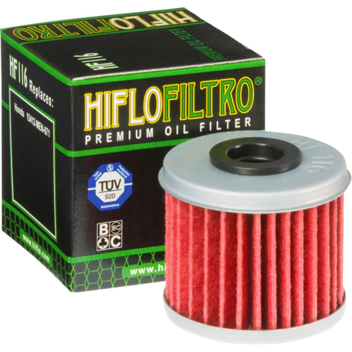 FILTRO ACEITE HIFLOFILTRO HF116