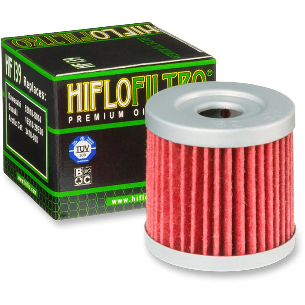 FILTRO ACEITE HIFLOFILTRO HF139