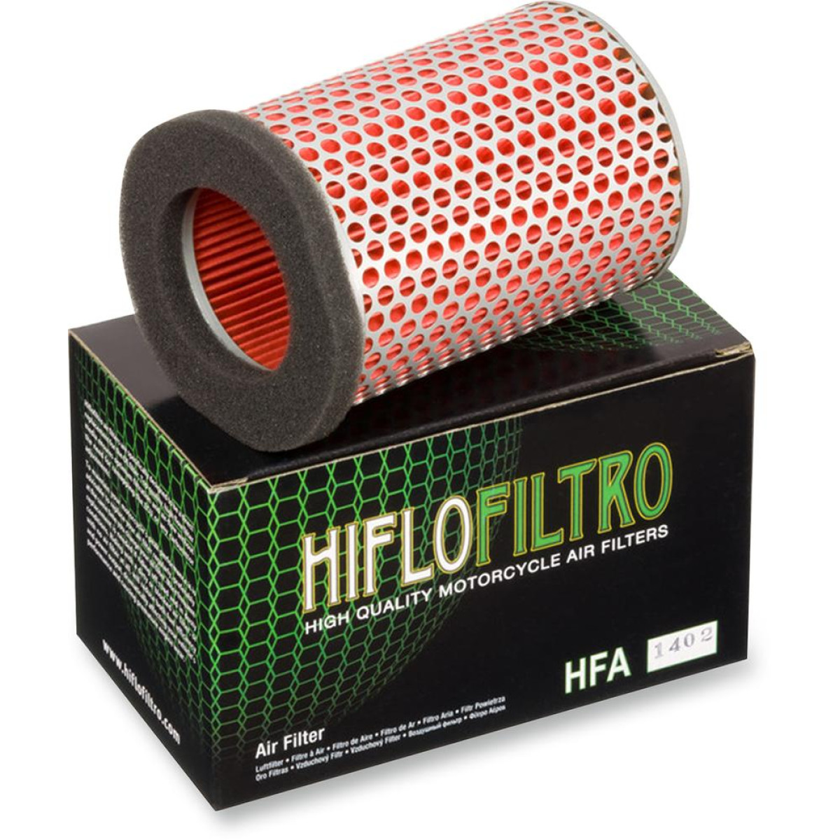 FILTRO AIRE HIFLOFILTRO HFA1402 HONDA CB400 / HONDA CB450
