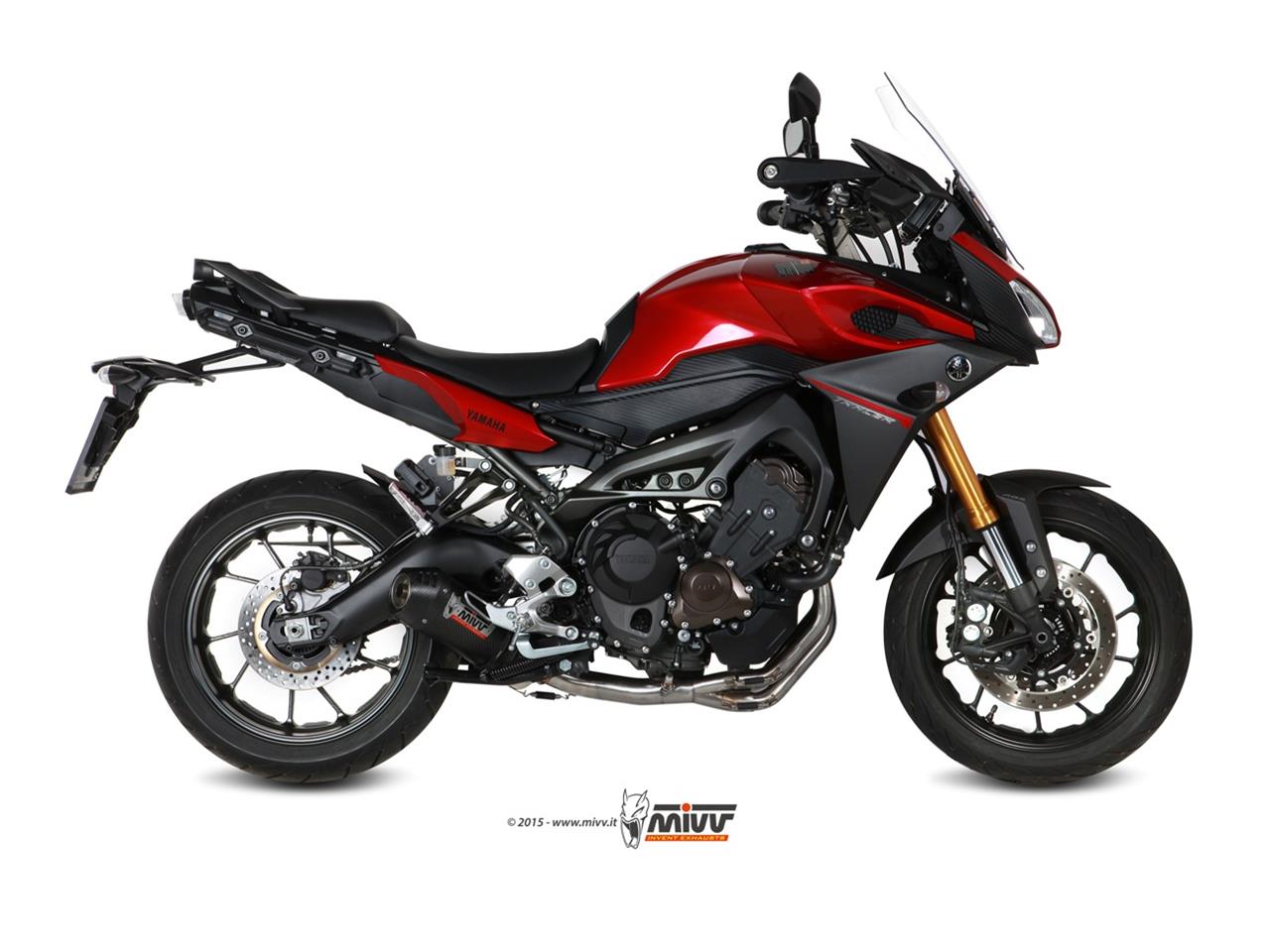 ESCAPE COMPLETO MIVV OVAL CARBONO YAMAHA MT-09 TRACER 15>